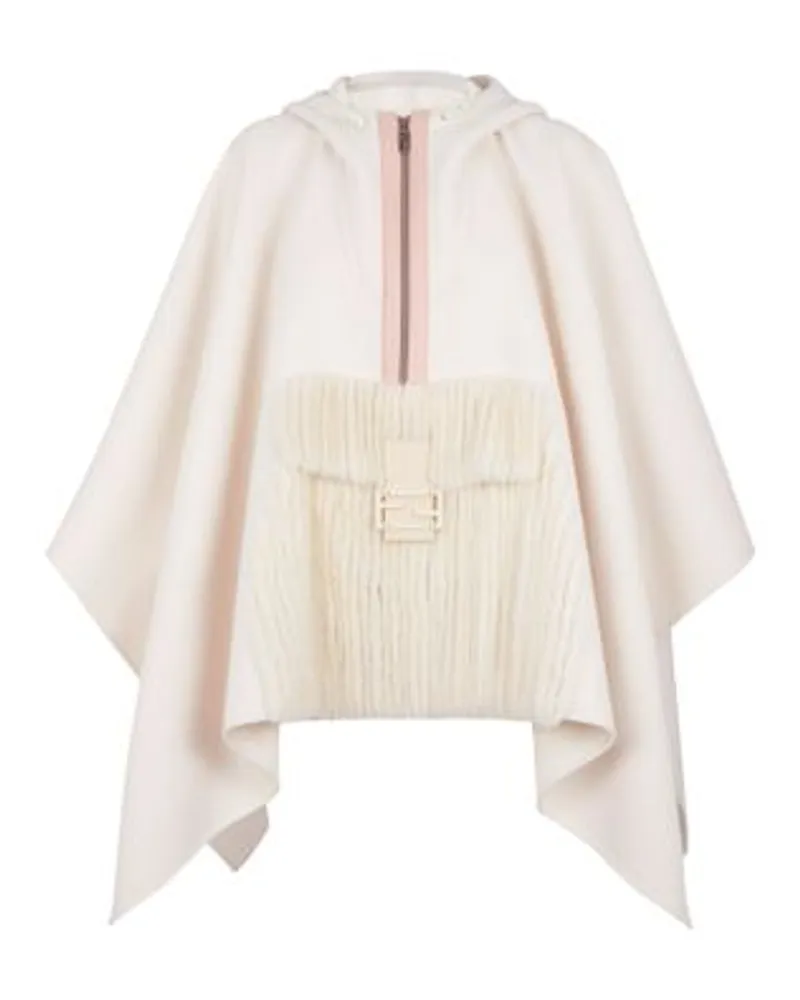 Fendi Poncho White