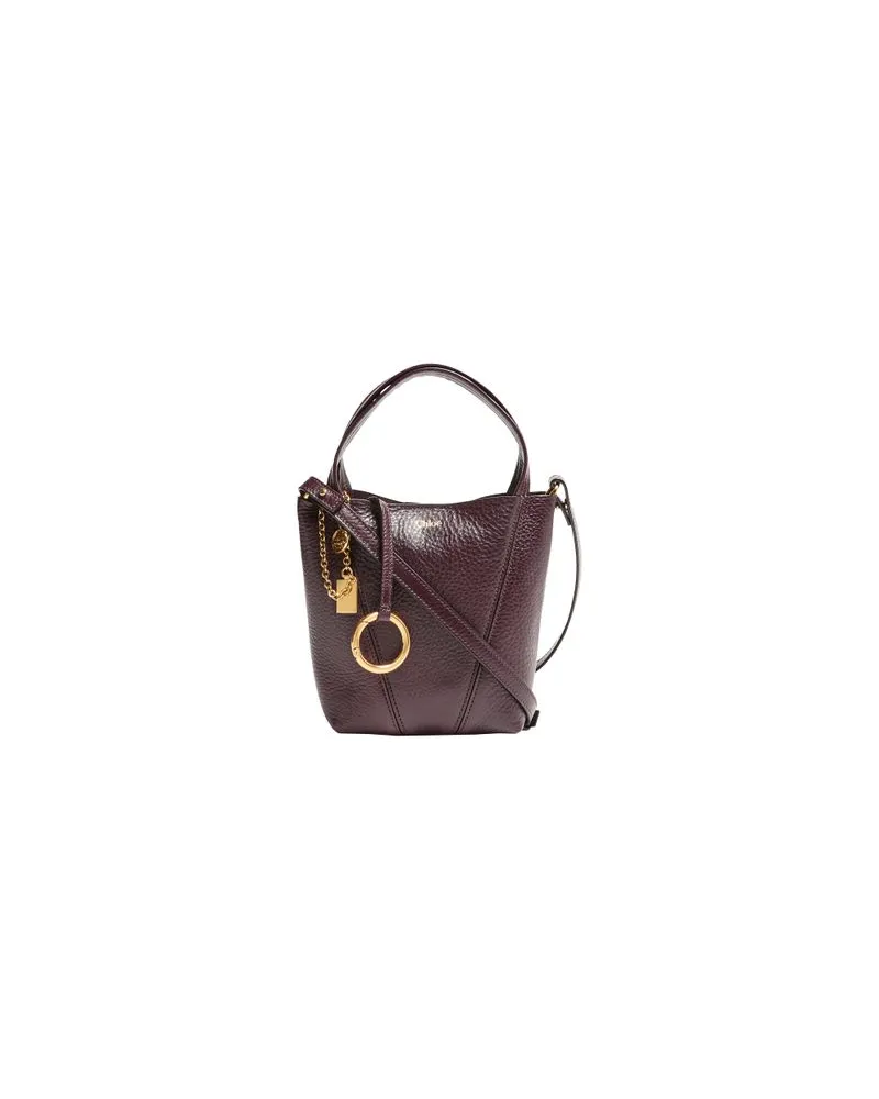 KHAITE Schultertasche Simona Purple