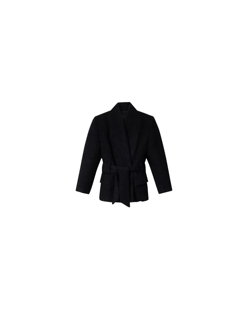 Loewe Jacke aus Nappa-Lammleder Black