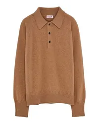 TRICOT Polo-Pullover Brown