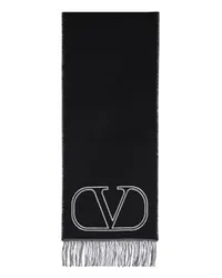 Valentino Garavani Jacquard-Schal Black