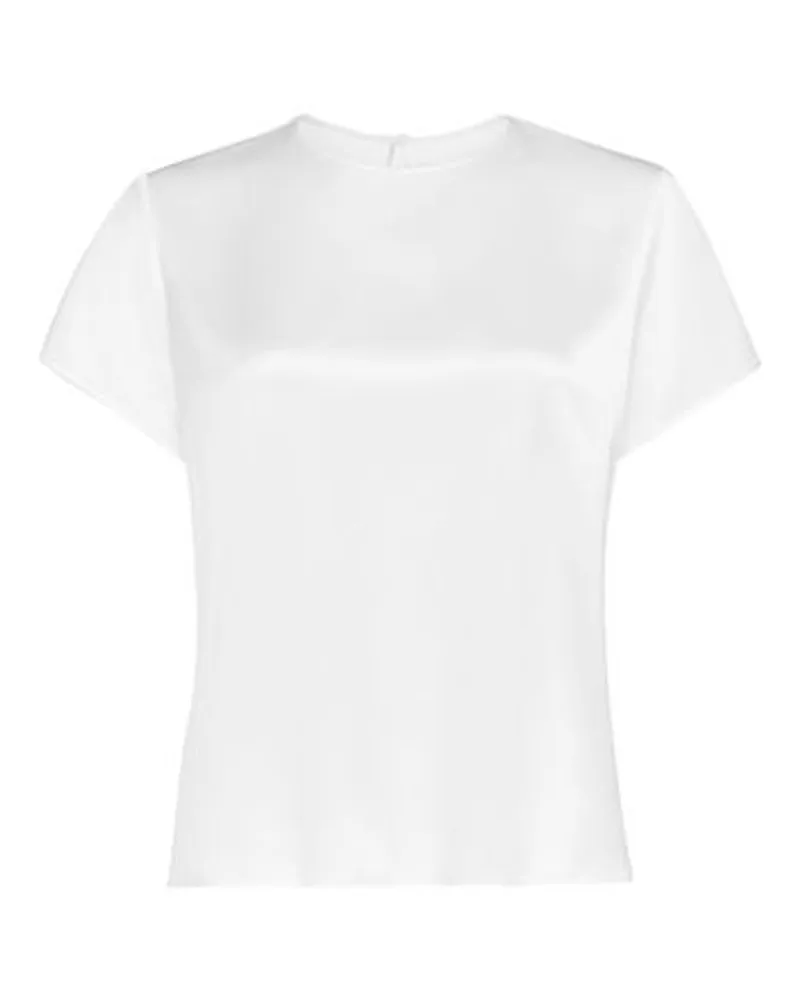 GALVAN Satin-T-Shirt White