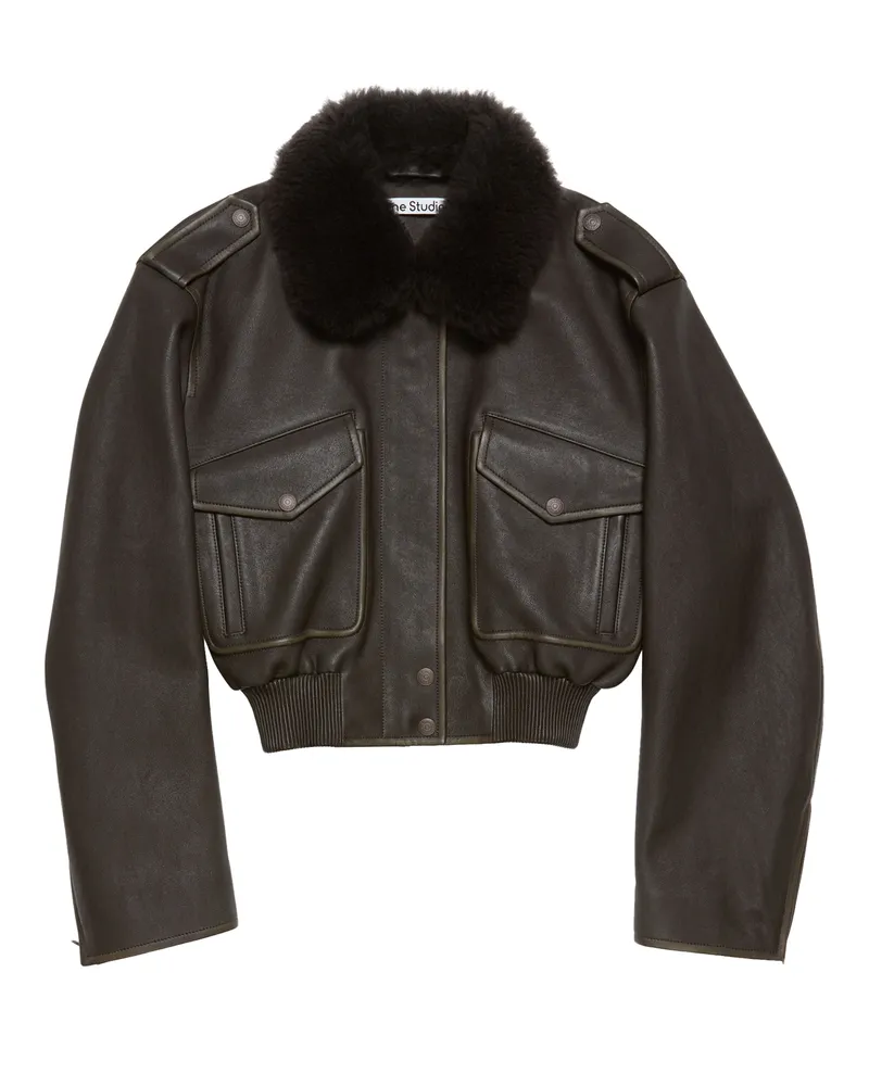 Acne Studios Bomber-Blouson aus Leder 