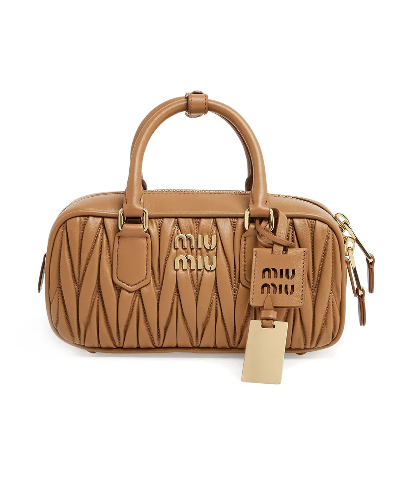Miu Miu Tasche Arcadie aus gestepptem Nappaleder 