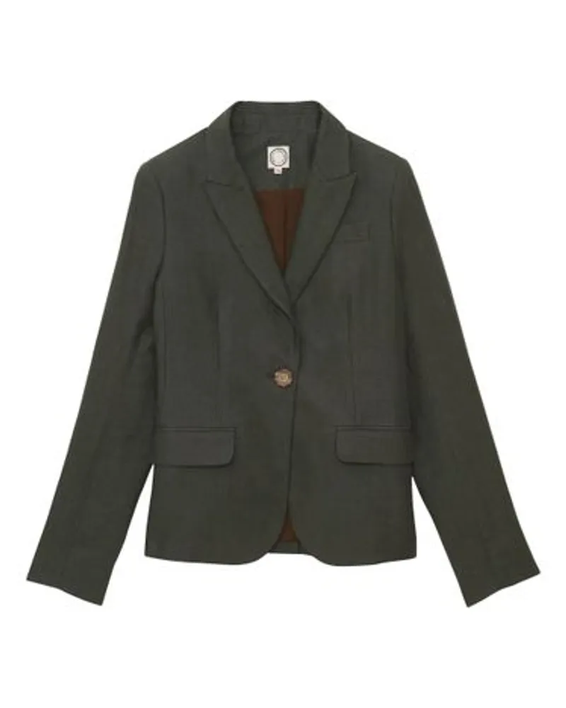 Inès de la Fressange Schmaler Blazer Nicoletta Green