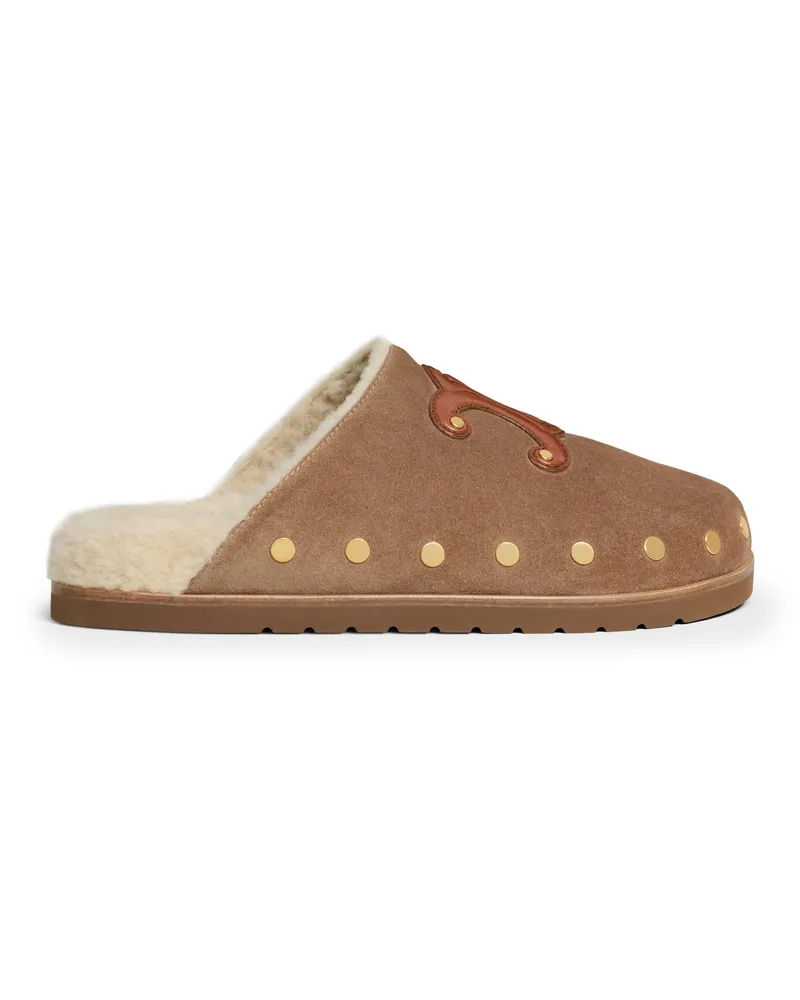 Celine Pitea clogs aus kalbsleder 