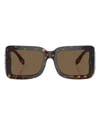 Burberry BE4406U Quadratische Sonnenbrille Brown