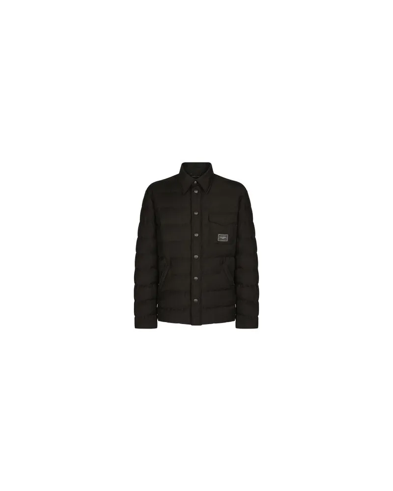 Dolce & Gabbana Gesteppte Jacke Black