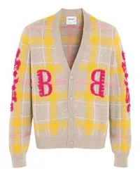 Barrie Cardigan B Logo Yellow