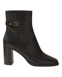 Claudie Pierlot Lacklederstiefeletten mit Absatz Black