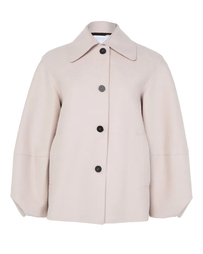 Harris Wharf London Jacke aus gepresster Wolle mit Puffärmeln 