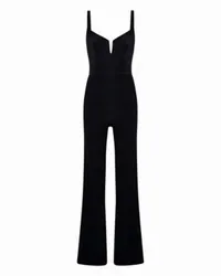 GALVAN Jumpsuit Signature Corset Black