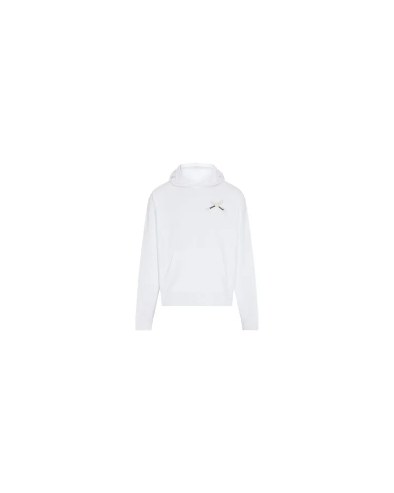 Jacquemus Kapuzensweatshirt Le Hoodie Nœud White