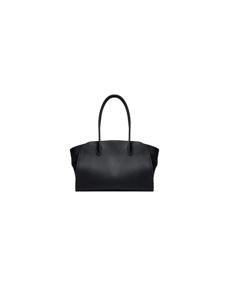 The Row Tote Bag Marlo 14 aus Leder Black