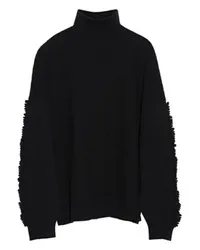 Barrie Klassischer Rollkragenpullover Black