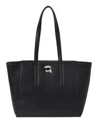 Karl Lagerfeld K/Ikonik Pin Tote-Bag Black