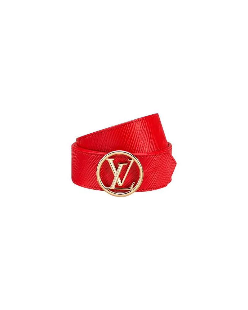 Louis Vuitton LV Circle Wendegürtel 35mm Red