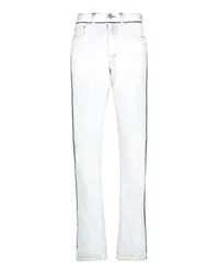 Maison Margiela Japanese denim turn-up jeans Blue