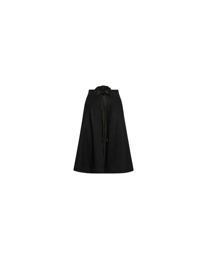 Moncler Midirock mit Schnürung Black