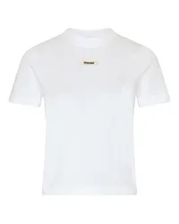 Jacquemus T-Shirt Gros Grain White