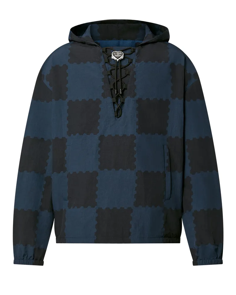 Louis Vuitton Windjacke mit Giant Damier-Motiv und Schnüren 
