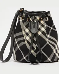 Burberry Bucket Bag Check Black