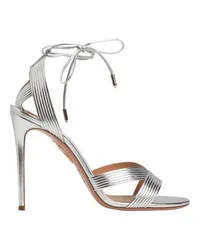 Aquazzura Sandalen Ari 105 Silver