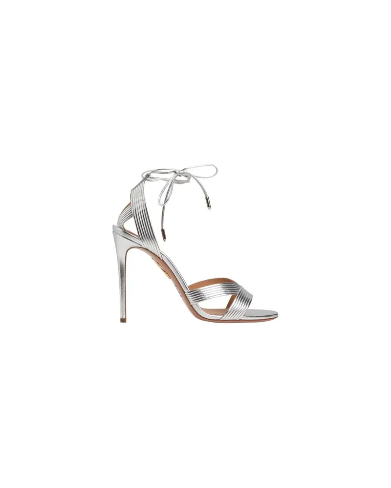 Aquazzura Sandalen Ari 105 Silver