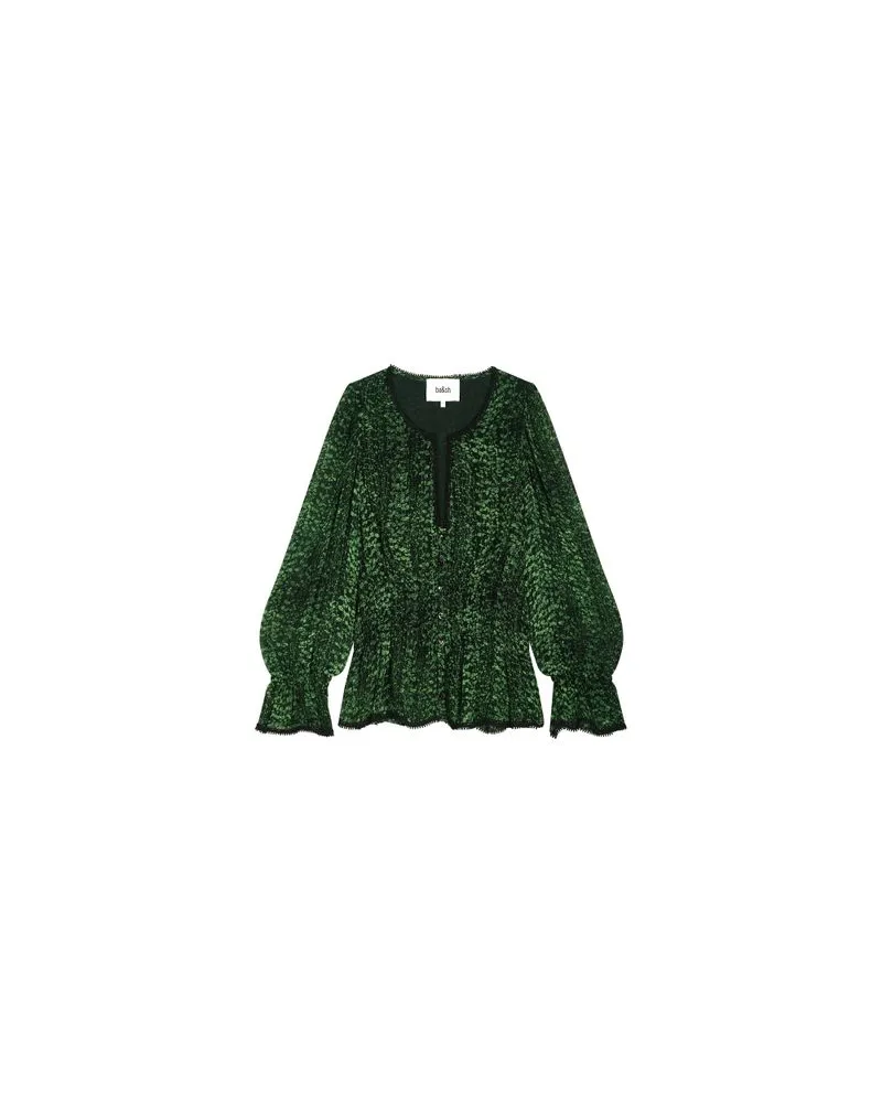 ba&sh Bluse Chili Green