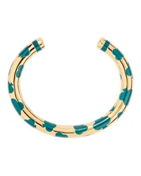 Aurélie Bidermann Kleeblatt-Armreif Positano Green