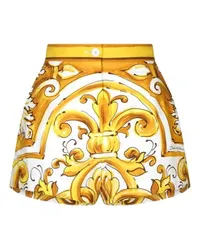 Dolce & Gabbana Majolika-Shorts Multicolor