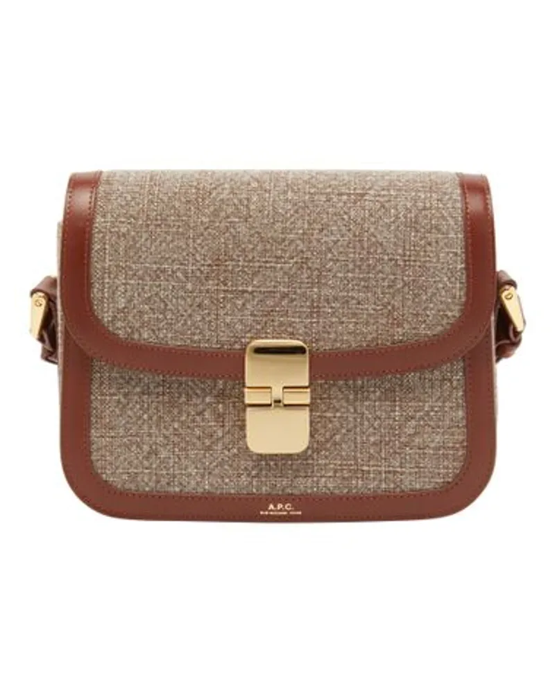 A.P.C. Kleine Schultertasche Grace Brown