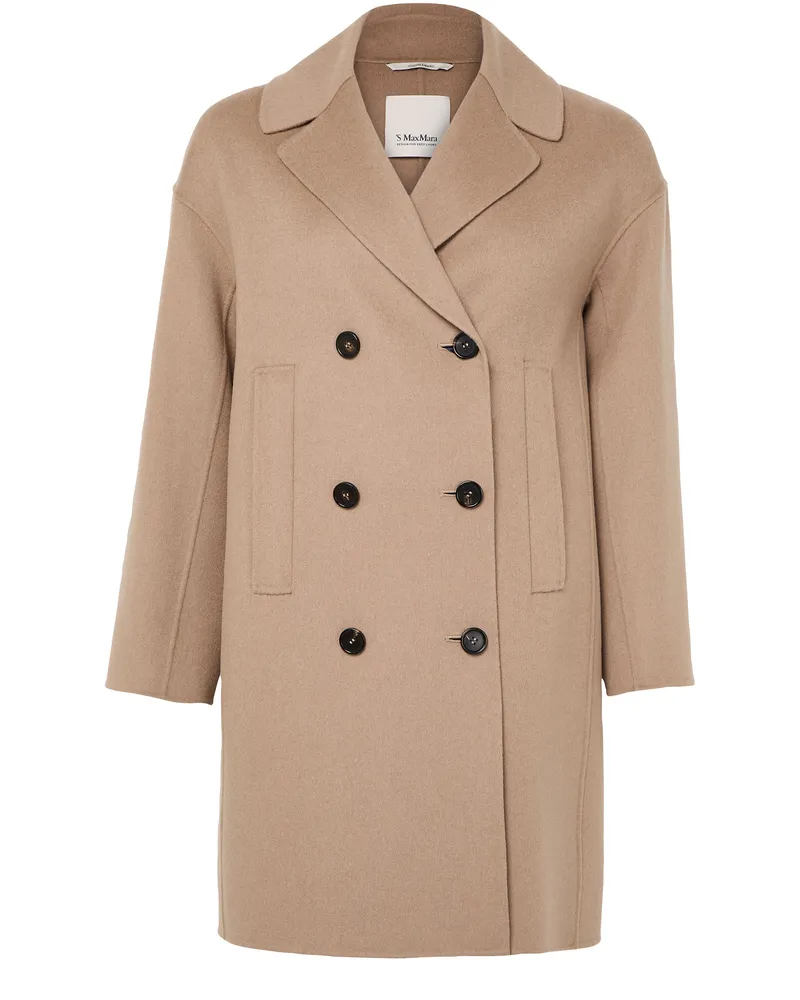Max Mara Mantel mit zweireihiger Knöpfung 