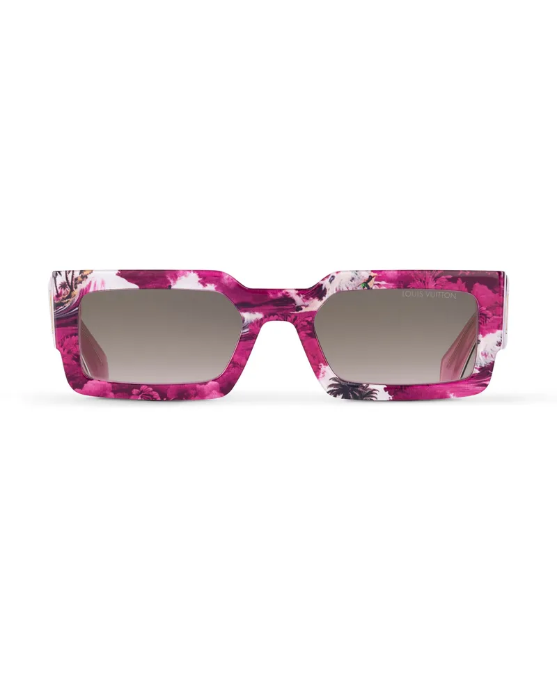 Louis Vuitton LV Clash Surfin' Monogram Sonnenbrille Pink