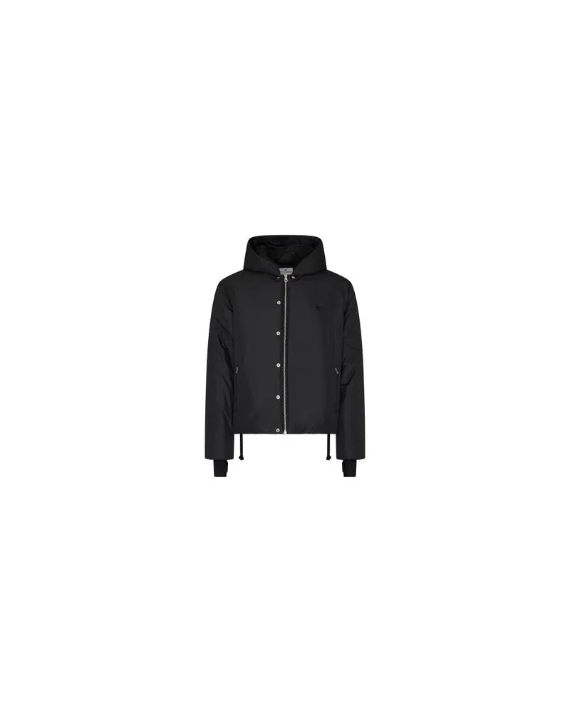 Courrèges Pufferjacke mit Kapuze Black