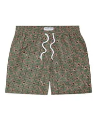 Frescobol Carioca Badeshorts mit Monogramm Green