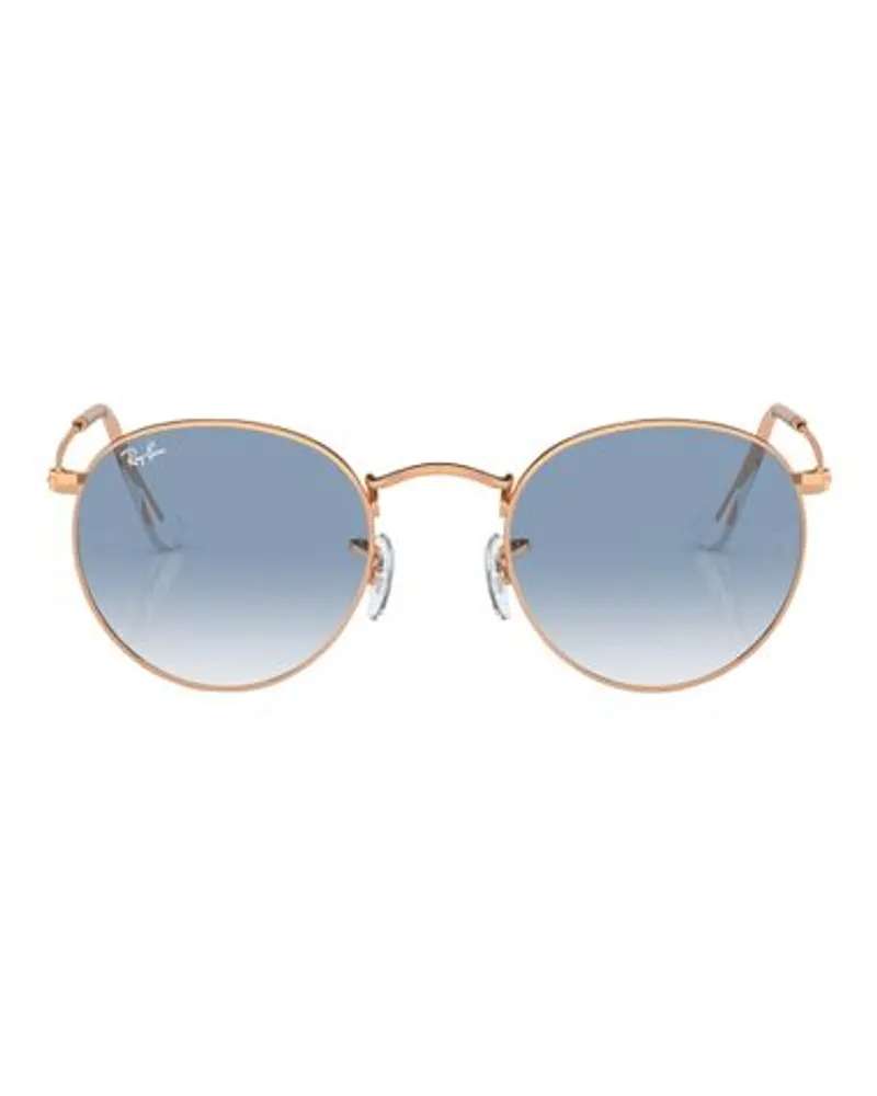 Ray Ban Runde Sonnenbrille Round Metal Legend Gold Gold