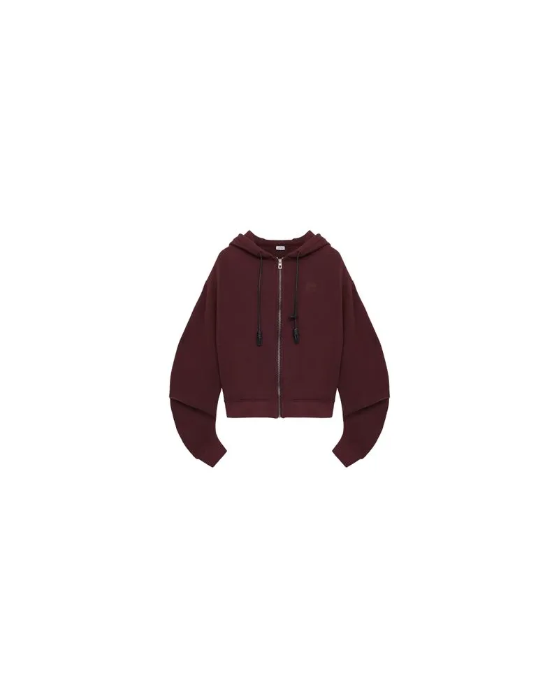 Loewe Slice Hammock Tasche Burgundy