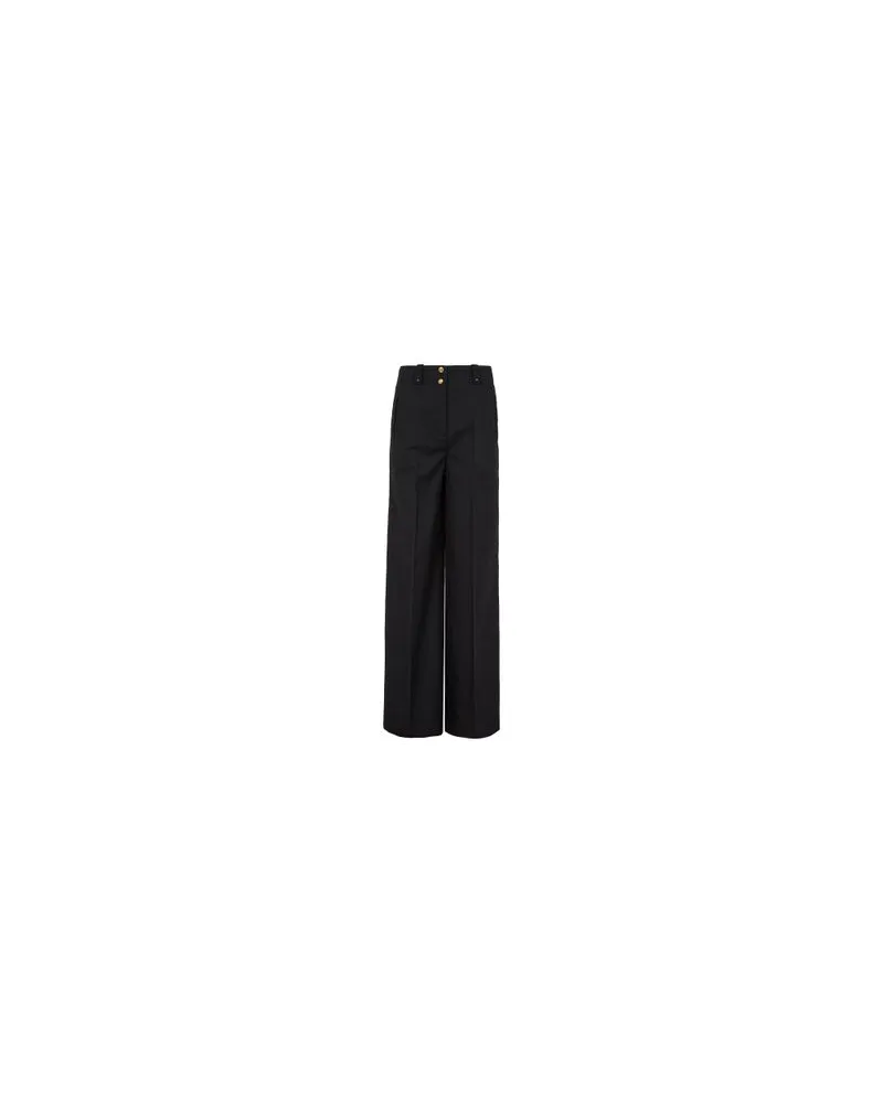 Moncler Straight leg pants Black
