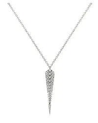 STATEMENT Halskette Stairway M mit Diamanten und in Silber Silver