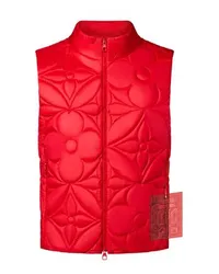 Louis Vuitton LVSE Steppweste mit Monogram-Blüte Red