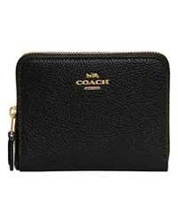 Coach Brieftasche mit Reißverschluss Black