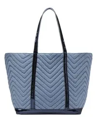 Vanessa Bruno Cabas Tote Bag L Blue