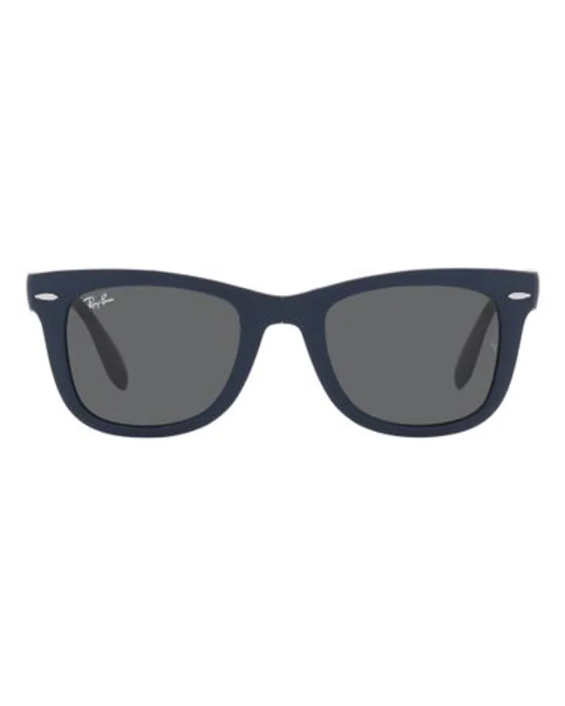 Ray Ban Quadratische Sonnenbrille Wayfarer Folding Classic Blue