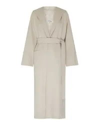 Max Mara Fabio langer Mantel White