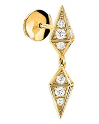 STATEMENT Ohrring Rockaway Diamanten und Gelbgold Gold