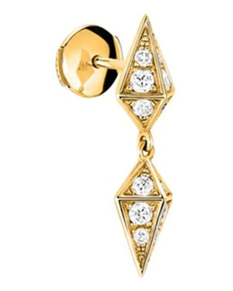 STATEMENT Ohrring Rockaway Diamanten und Gelbgold Gold