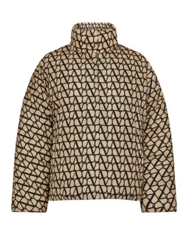 Valentino Garavani Blouson mit Kapuze Beige