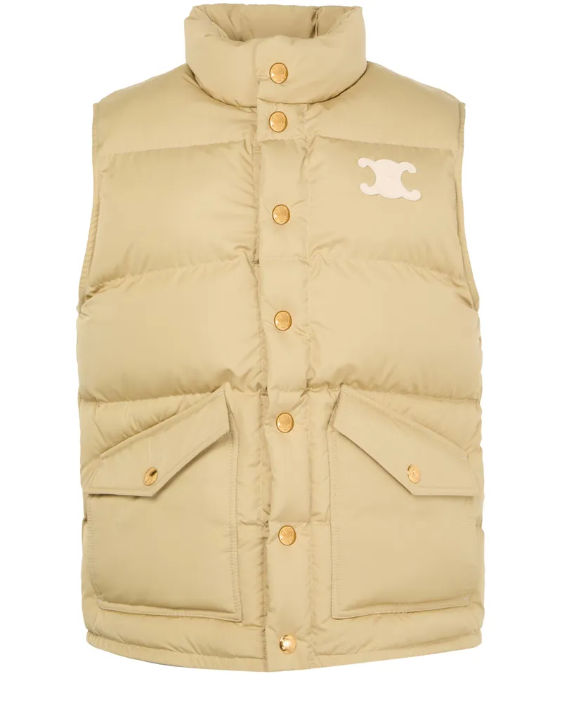 Celine Ärmellose Daunenjacke aus leichtem Nylon 