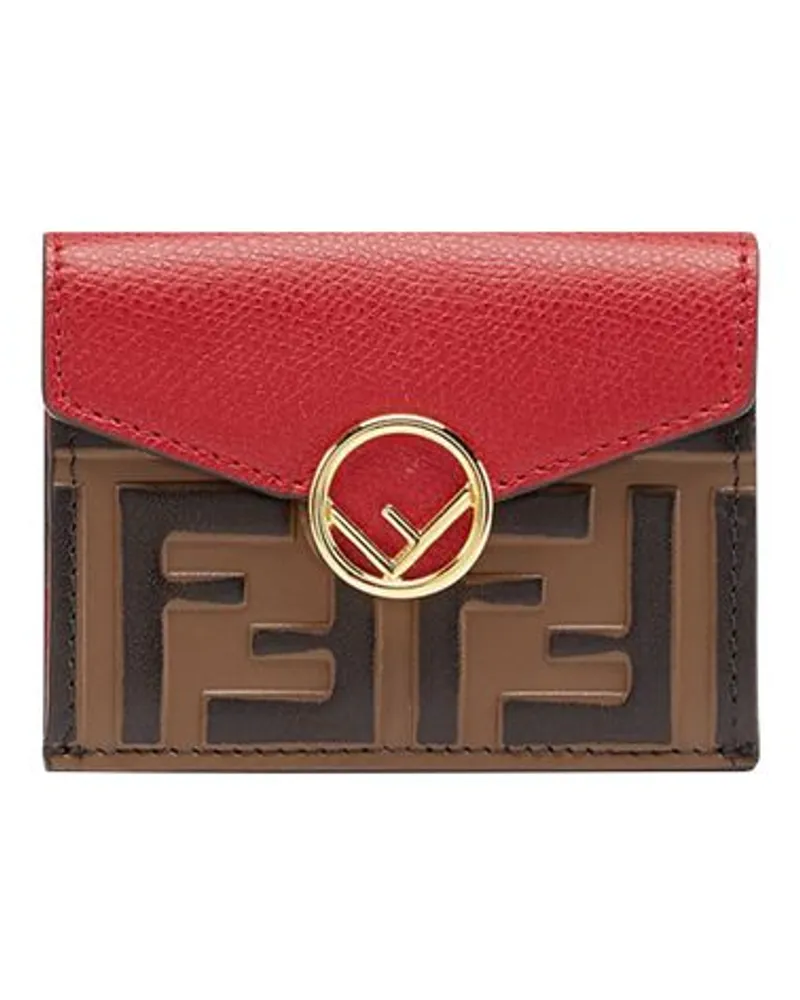 Fendi Micro Trifold F is Fendi Red